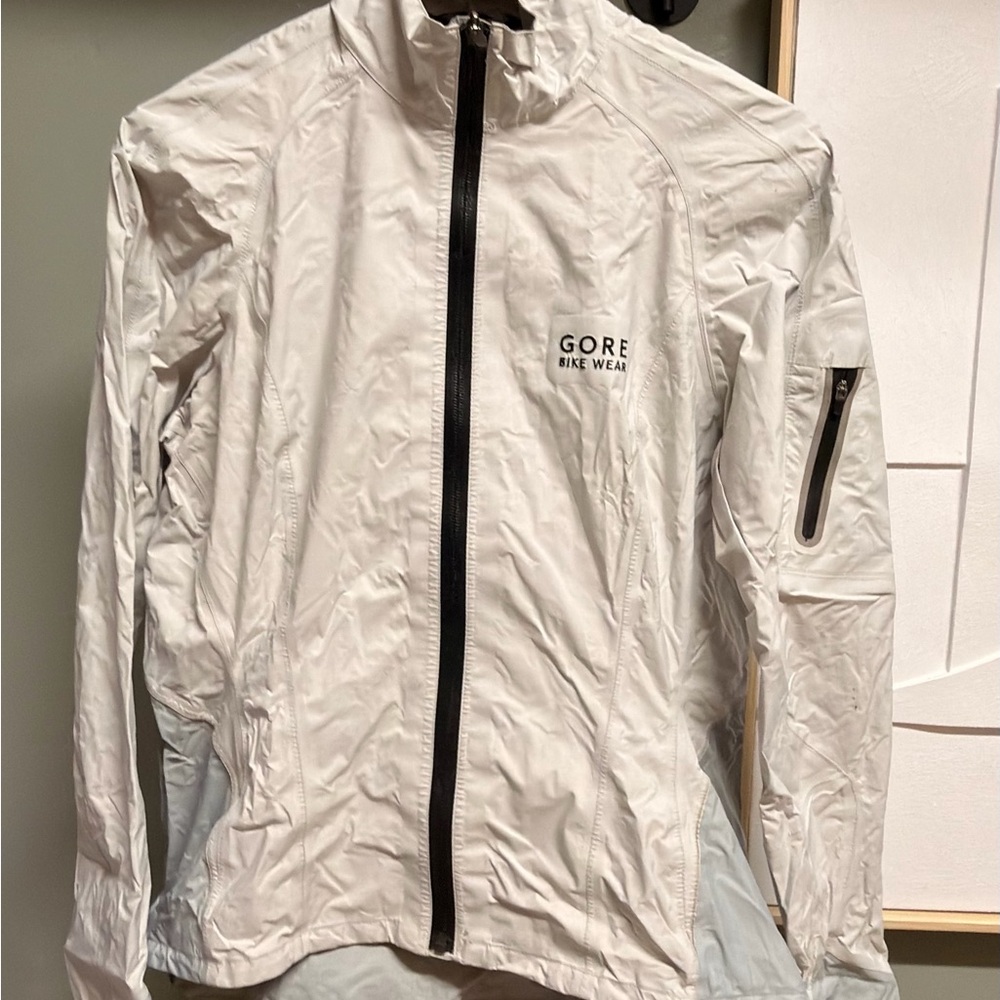 Gore Bike Wear Gore-Tex Paclite Cycling Jacket White Men’s L - Waterproof